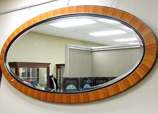 Martin Grierson Designer Large Oval Mirror.