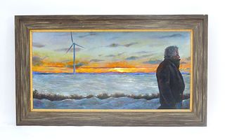 Phil Gladstone Oil on Canvas, February Winds.