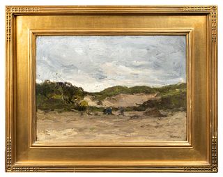 Charles Paul Gruppe (1860-1940) 'Picknick on the Dunes'