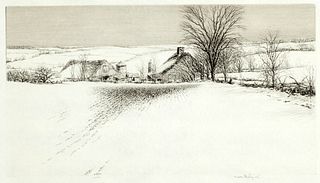 Harold Kerr Eby (1889-1946) 'Winter Wheat, 1933'