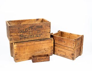 Antique Wooden Boxes