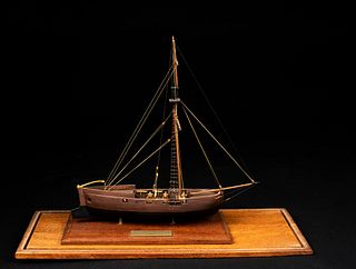 Loyal Convert (1775) Ship Model By Samuel Walker, 1960