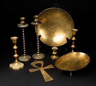 Group of Vintage Brass Ware