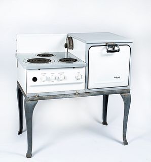 An Antique Hotpoint Automatic Electric Stove, 1920â€™s