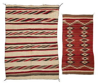 Two Navajo textiles