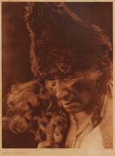 Edward S. Curtis (1868-1952), "Oksoyapiw - Blackfoot," Plate 639 from "The North American Indian" Volume 18