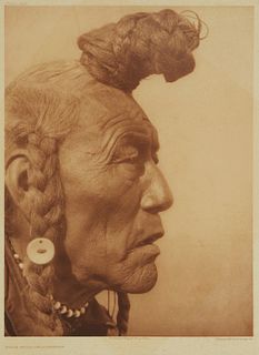 Edward S. Curtis (1868-1952), "Bear Bull - Blackfoot," Plate 640 from "The North American Indian" Volume 18
