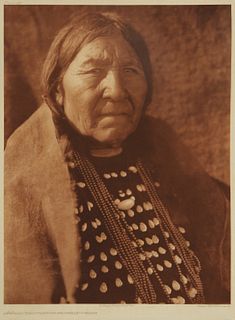 Edward S. Curtis (1868-1952), "Stsimaki" ("Reluctant-to-be-woman") - Blood," Plate 650 from "The North American Indian" Volume 18