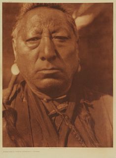 Edward S. Curtis (1868-1952), "Astanihkyi "Come-Singing" - Blood," Plate 649 from "The North American Indian" Volume 18