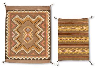 Two Navajo Chinle rugs