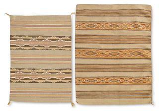 Two Navajo Chinle blankets