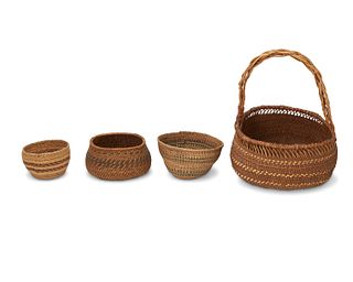 A group of Northern California baskets