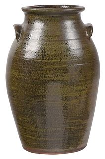 Large Wayne Hewell Stoneware Jar