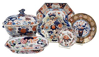 Group of 23 Table Objects in the Imari Palette