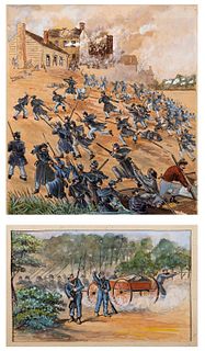 Civil War Illustrations, Battle of Fredericksburg, School of Thomas Nast/Alfred Waud/ Harper's Weekly