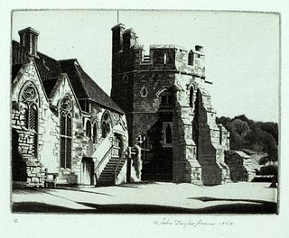 John Taylor Arms (1887-1953) 'Stokesay Castle, 1942'