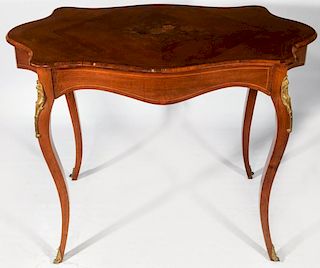 A CIRCA 1900 FRENCH SIDE TABLE
