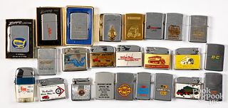 Trucking freight company advertising lighters