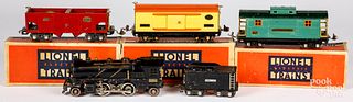 Lionel five piece train set