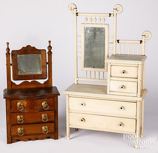 Two child's dressers, early 20th c.