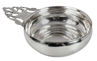 Frederick Marquand Coin Silver Porringer