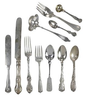 53 Pieces Assorted Silver Flatware