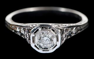 14kt. Edwardian Diamond Ring
