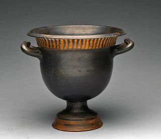 Greek Attic Blackware Krater
