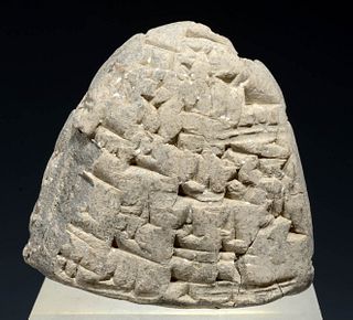 Neo-Sumerian Pottery Cuneiform Tablet / Bulla