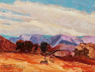 WALTER A. BAILEY (1894-1989) OIL ON ARTIST'S PANEL