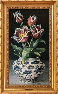 GALLEY, Tulips in vase