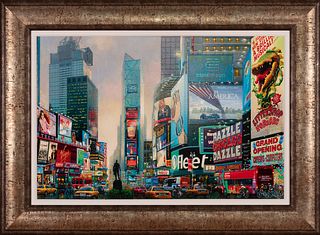ALEXANDER CHEN, Times Square South, seriolithograph S.N.