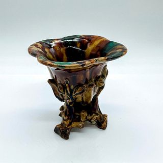 Chinese Ming Dynasty Ceramic Footed Libation Cup