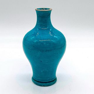 Antique Chinese Kangxi Period Turquoise Meiping Vase