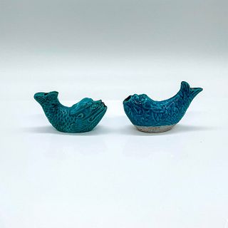 Pair of Kangxi Ceramic Water Droppers