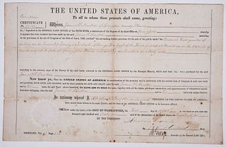 [Abraham Lincoln] Document Signed as President