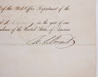 ULYSSES S. GRANT, Document Signed as President