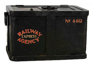 Railway Express Agency No. 4412 Strong Box.