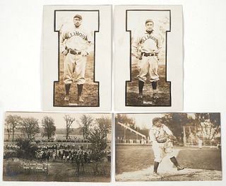 Early Baseball RPPC Illinois Photo Postcards