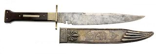 "Arkansas Toothpick" Bowie Knife by Butcher(English).
