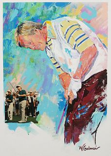 WINFORD GALMON, o/c Painting of Jack Nicklaus