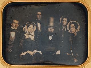 1850's Half Plate Southern Family Daguerreotype