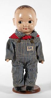 Vintage Buddy Lee Railroad Engineer Doll