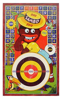 Wyandotte Toys Sambo Game, Black Americana