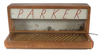 Vintage Parker Fountain Pen Display Case