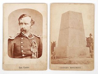 COLONEL CUSTER Cabinet Cards