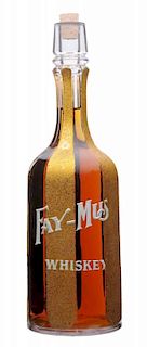 Fay-Mus Whiskey Bottle.