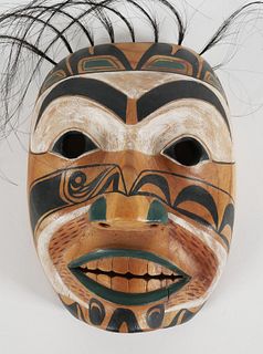 Early 20C Northwest Coast Native American Mask