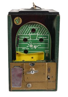 Victor Football Pinball Style Gumball Machine