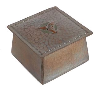 ROYCROFT Hammered Copper Inkwell
